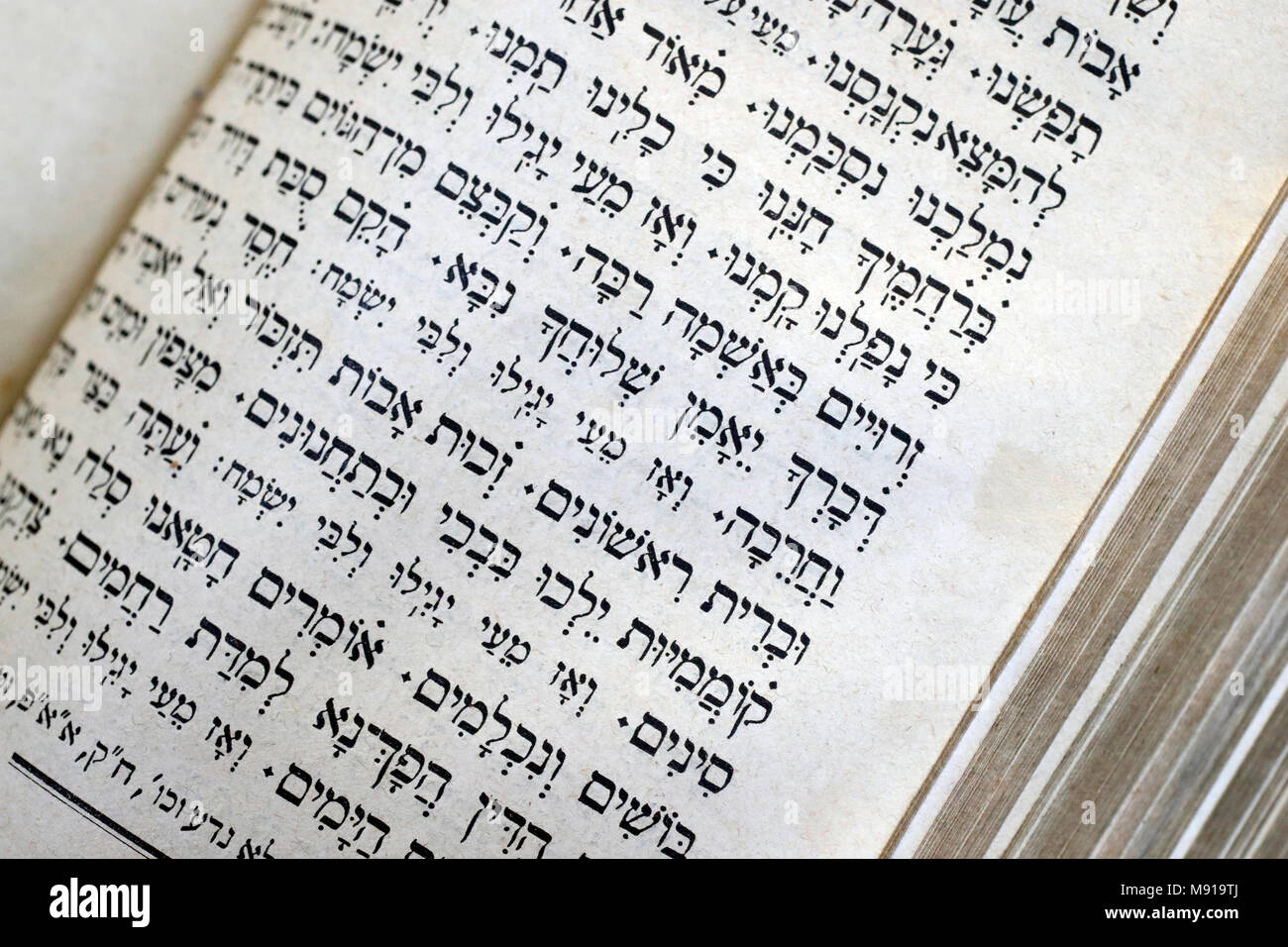 Hebrew daily prayer book hi-res stock photography and images - Alamy