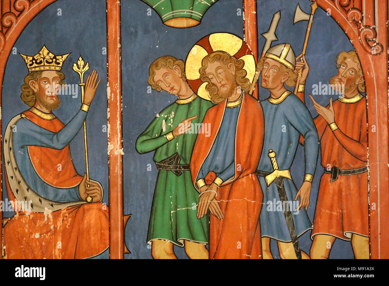 SaintPierreleJeune Protestant Church. Passion of Christ. Jesus is