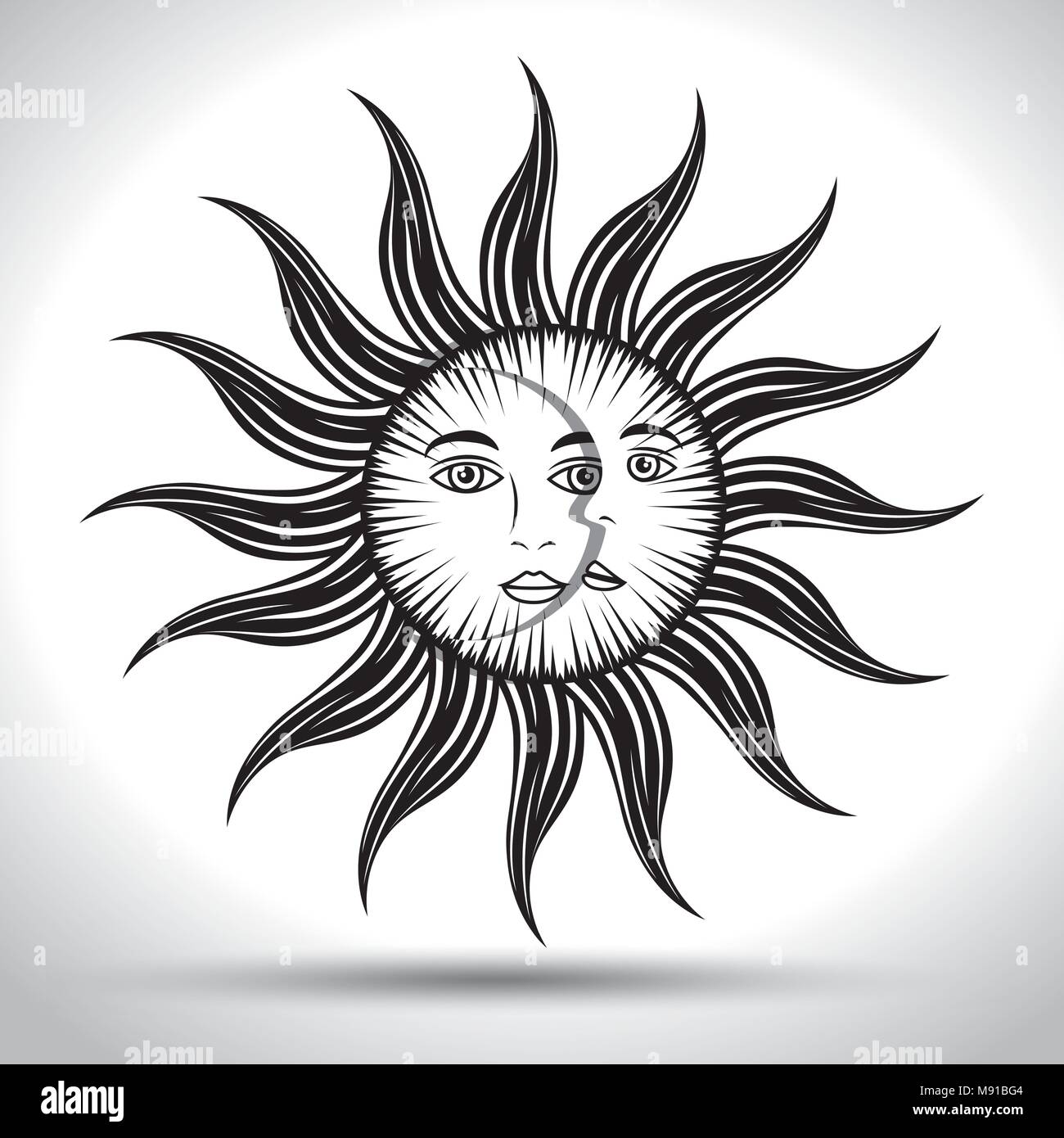 символ солнца и луны вместе. солнце и месяц. Sun and moon tapestry гобелены. стилизованное изображение солнца. солнце и луна в одном знаке.