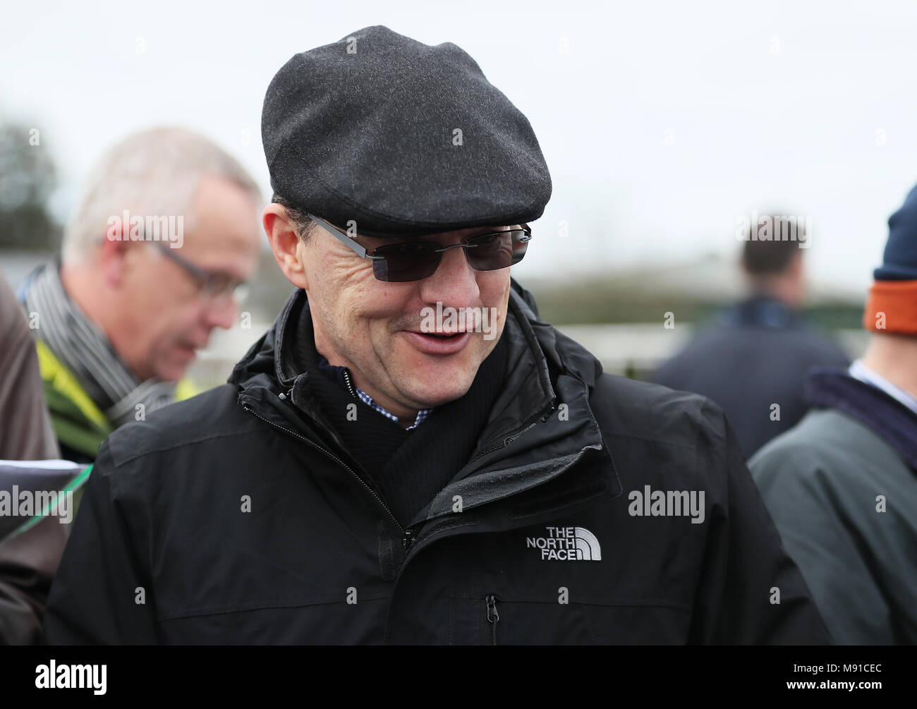 Trainer Aidan O'Brien at Ballydoyle Racing Stables, County Tipperary, during the launch of 2018 Irish Flat Season. Stock Photo