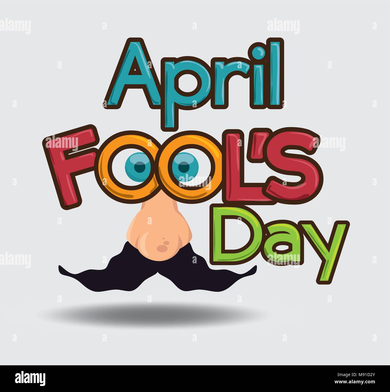 Fool Day Graphics fools day design, vector illustration eps10 graphic Stock Vector Image ...