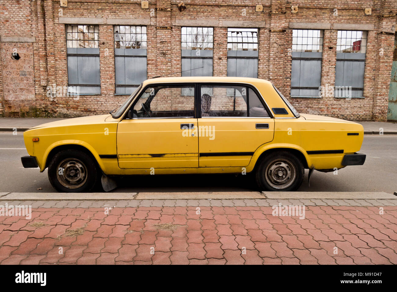 VAZ-2105 also named Lada or Zhiguli, from Soviet car manufacturer AvtoVAZ  Stock Photo - Alamy