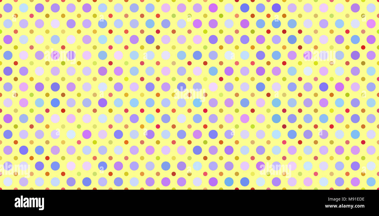 Yellow Dots Pattern Background. Retro Circles Backdrop. Balls Texture