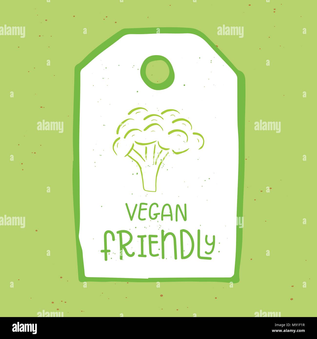 Vector eco badge or tag, bio green logo. Vegan sign for cafe ...