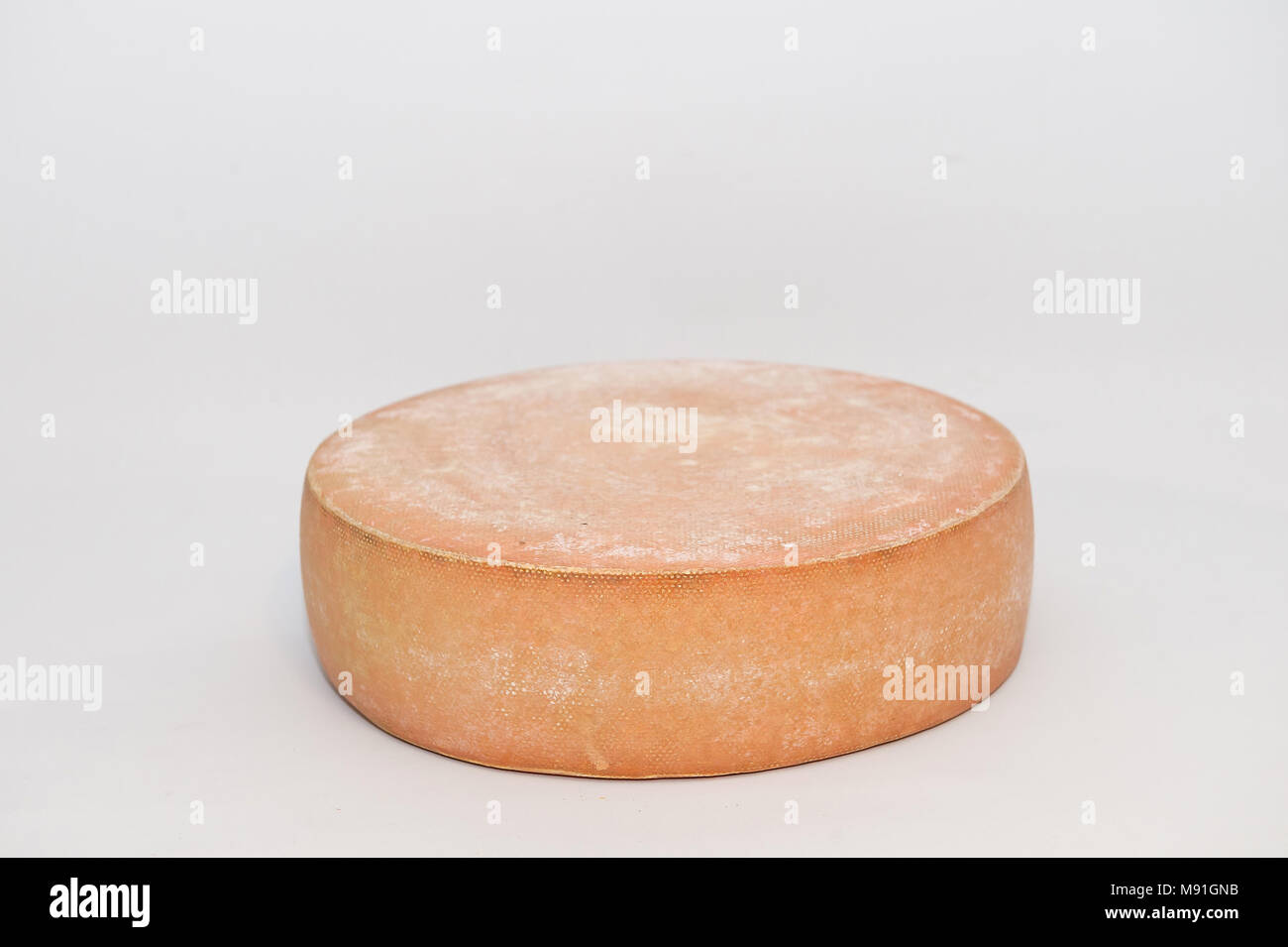 Bergkase names a group of hard cheeses made in the Alps Stock Photo
