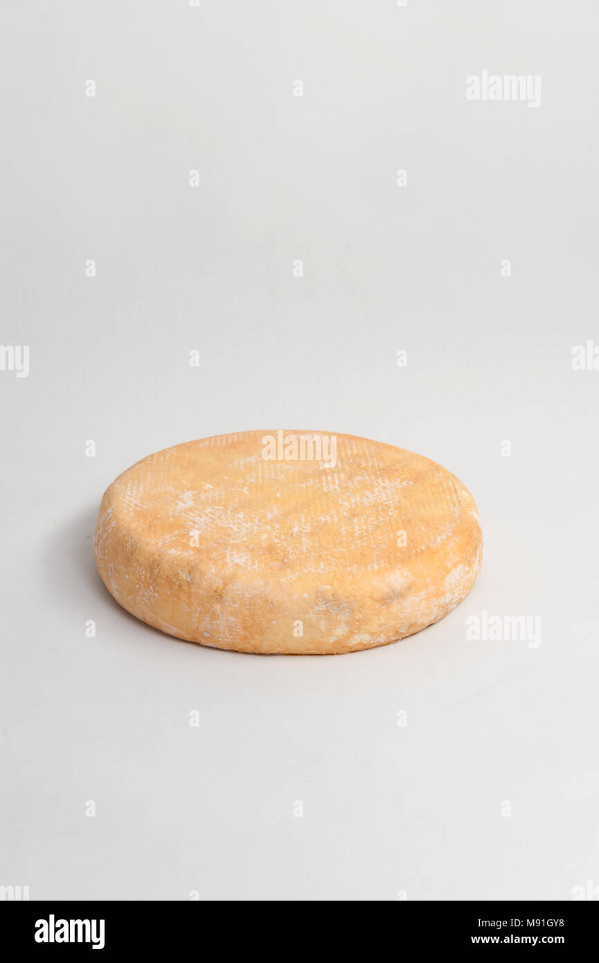 Durrus is a washed rind cow's milk cheese from Ireland Stock Photo