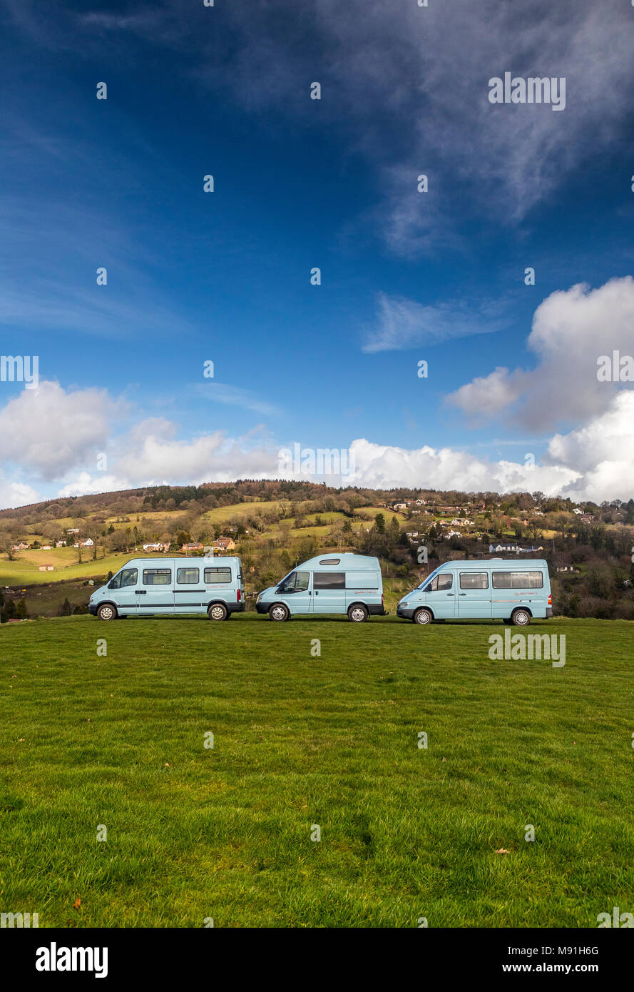 Wanderlust Camper Company fleet Stock Photo Alamy