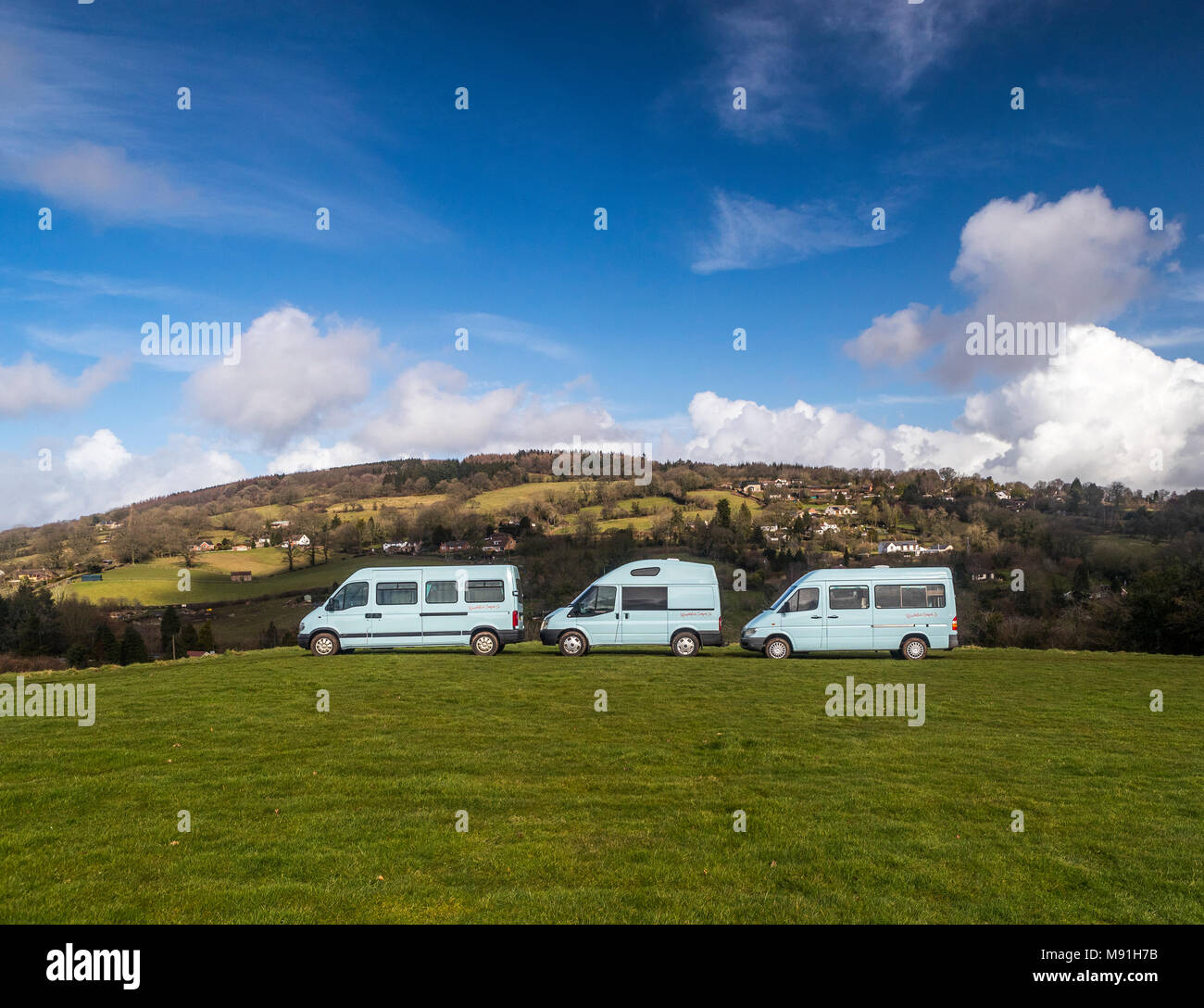 Wanderlust Camper Company fleet Stock Photo Alamy