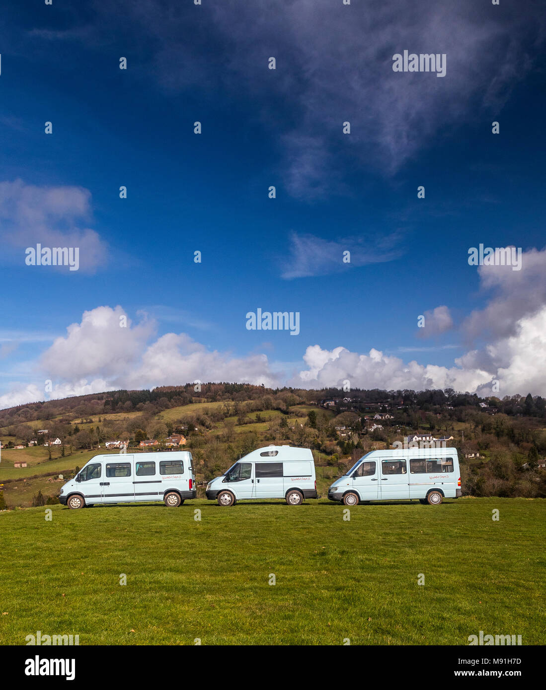Wanderlust Camper Company fleet Stock Photo Alamy