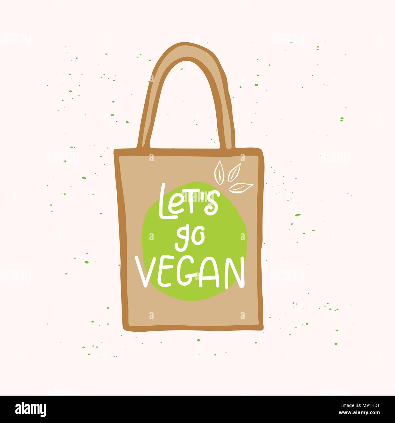 Vector eco badge or tag, bio green logo. Vegan sign for cafe ...