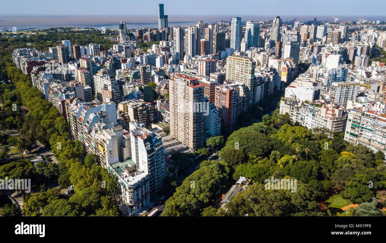 View over Buenos Aires, Argentina Stock Photo