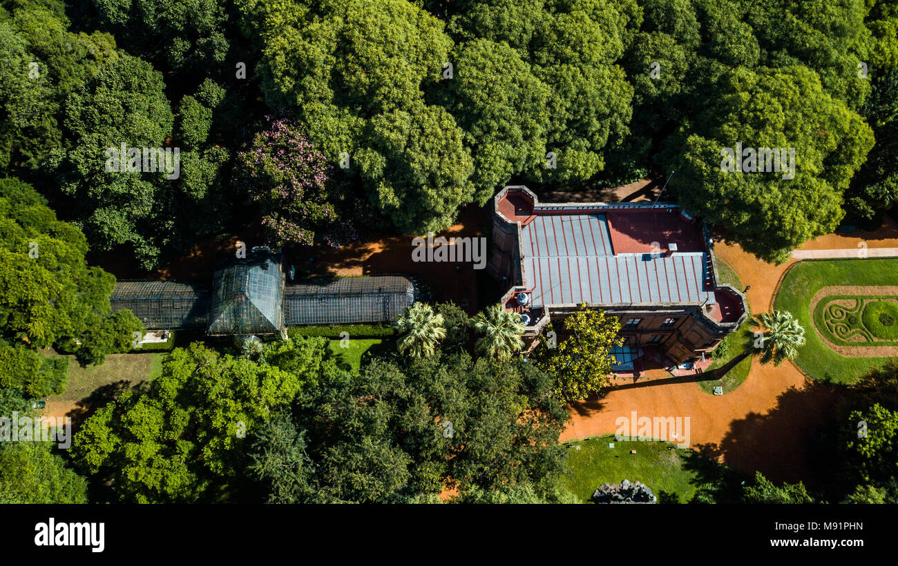 Jardín Botánico Carlos Thays and museum in the Palermo neighborhood of Buenos Aires, Argentina Stock Photo