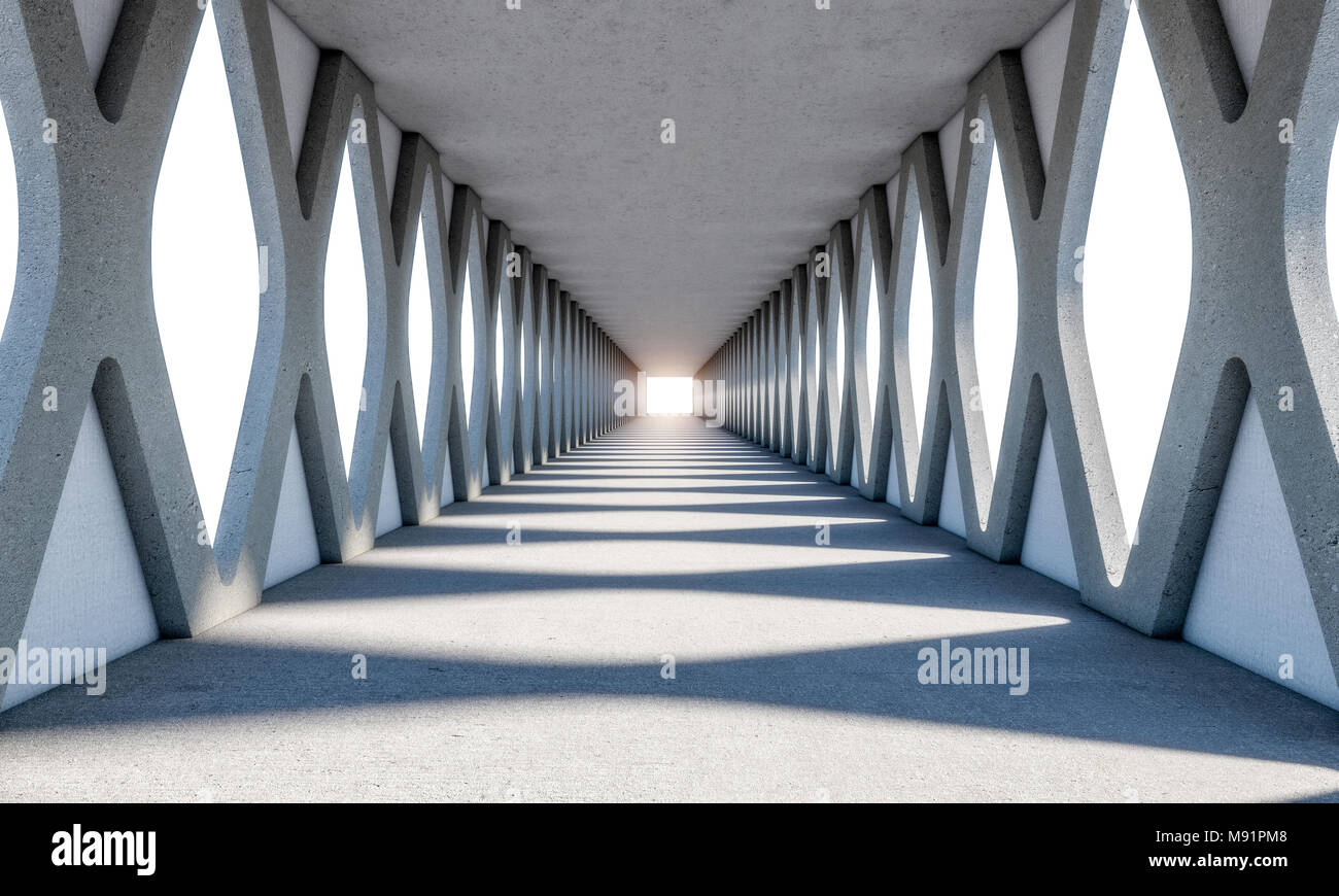 abstract modern concrete structure 3d rendering image Stock Photo - Alamy