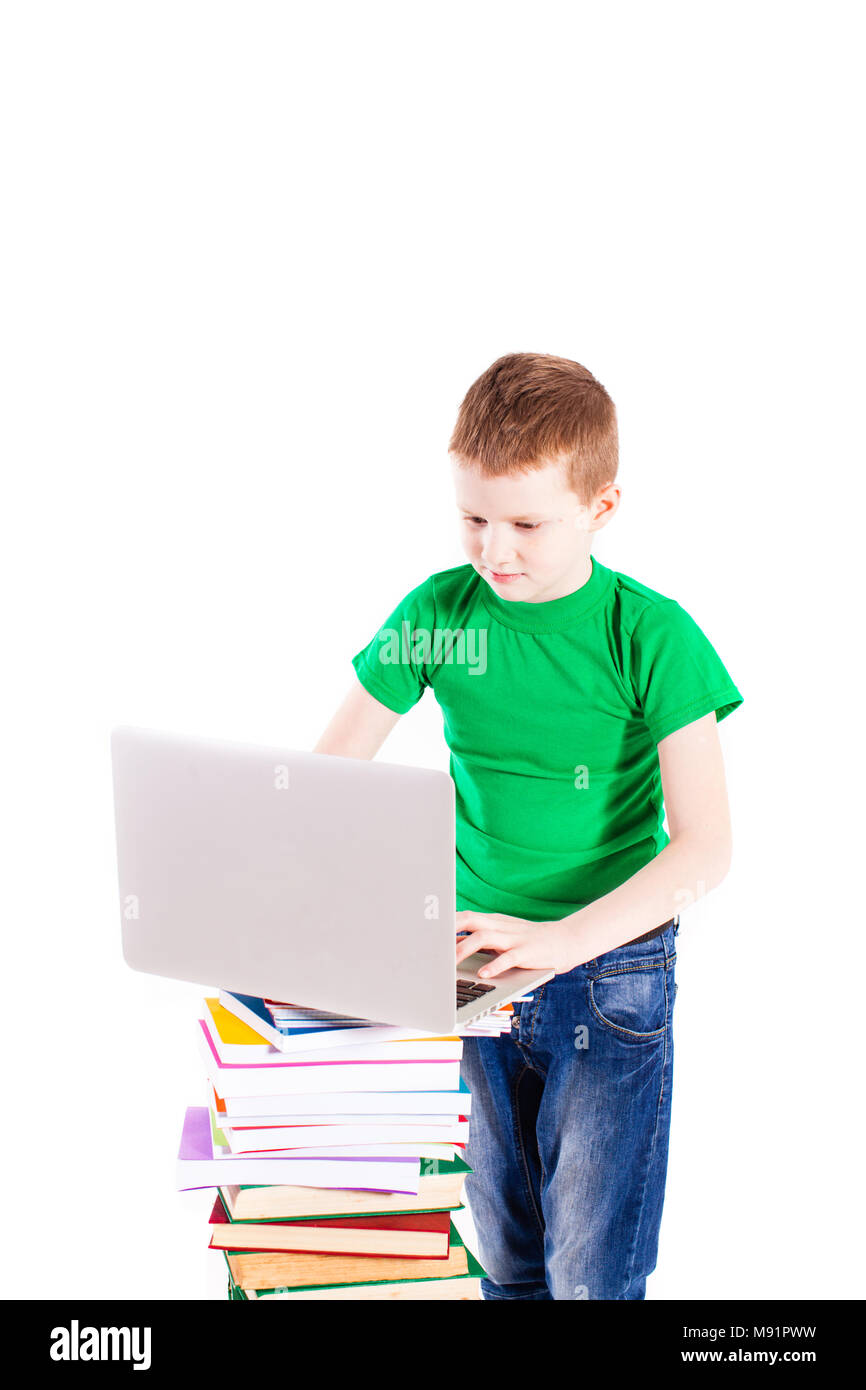 Teen boy laptop sad hi-res stock photography and images - Alamy