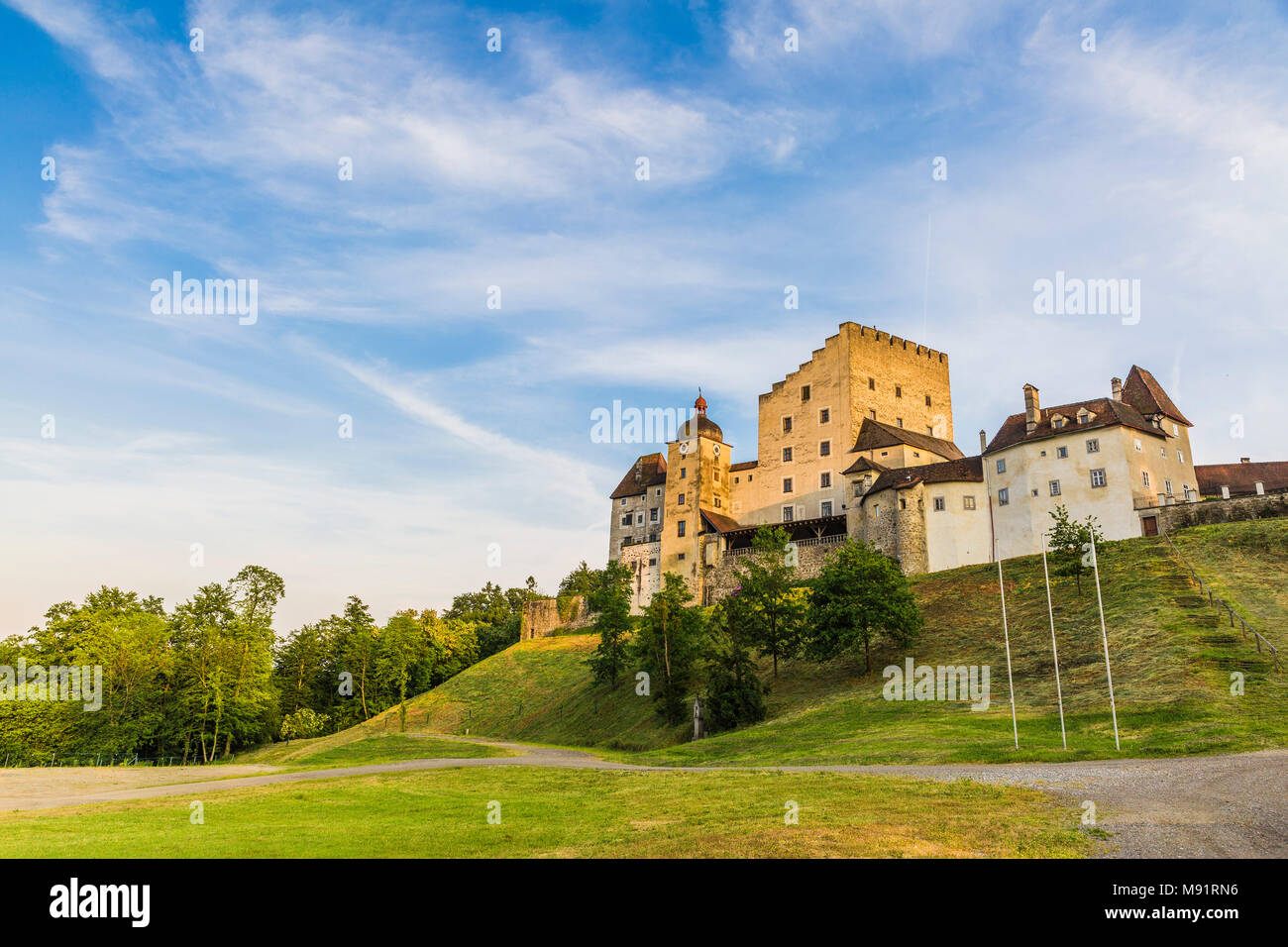 Burg Clam, Klam, Mühlviertel, Oberösterreich, Österreich, Europa, ÖffentlicherGrund, Europa, Bezirk Perg Stock Photo