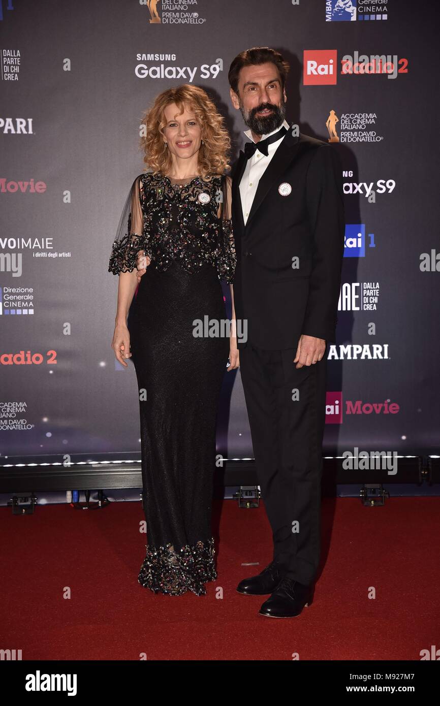 Rome, Studies De Paolis Red Carpet Of the 62nd Edition of the "David Di