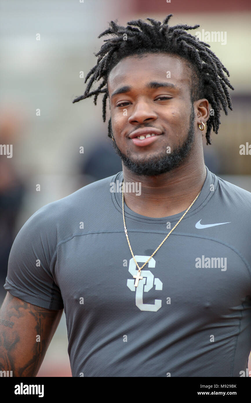 Southern California running back Ronald Jones II during USC Pro Day ...