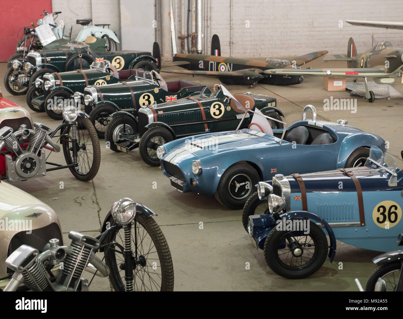 Bicester, UK. 21st March, 2018. The Affordable Classics Car sale from 'The Jaguar Land Rover Collection'. Organised by Brightwells at Bicester Heritage Bicester Oxfordshire UK 21/03/2018 Credit: Martyn Goddard/Alamy Live News Stock Photo