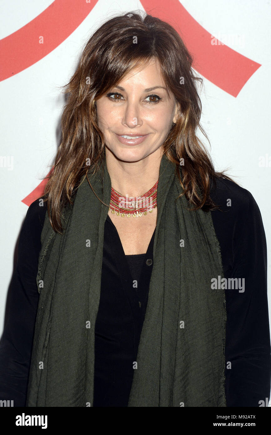 New York City. 20th Mar, 2018. Gina Gershon attending the 'Isle of Dogs