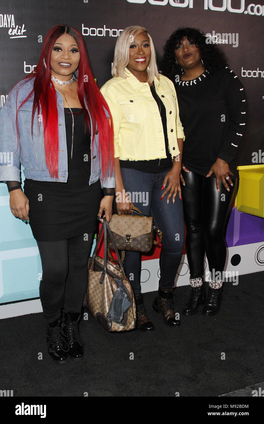Hollywood, Ca. 21st Mar, 2018. SWV, at the boohoo Hosts 'The