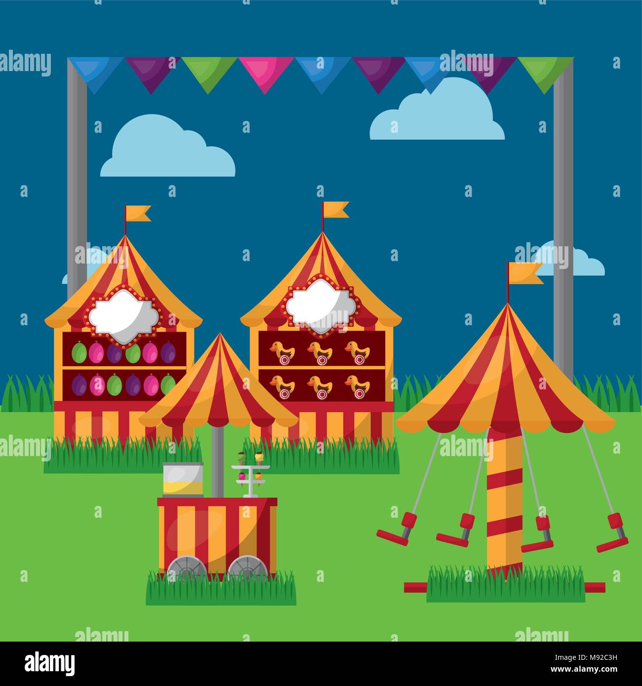 carnival fair festival Stock Vector Image & Art - Alamy