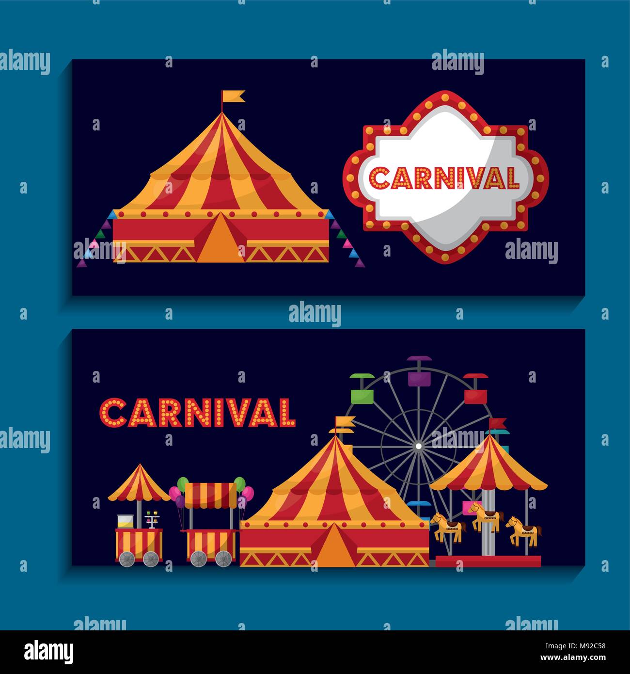 carnival fair festival Stock Vector Image & Art - Alamy