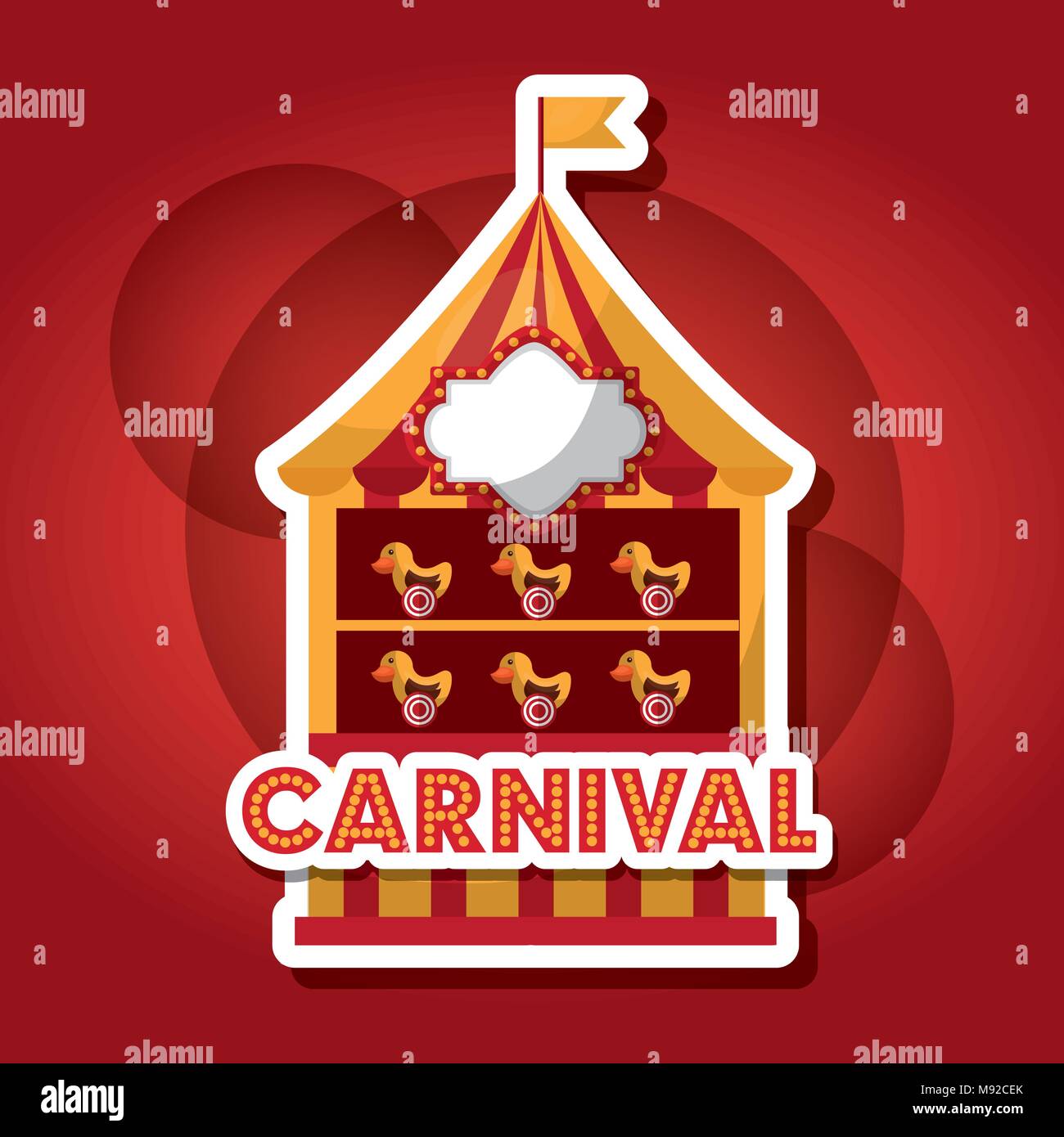 carnival amusement park Stock Vector