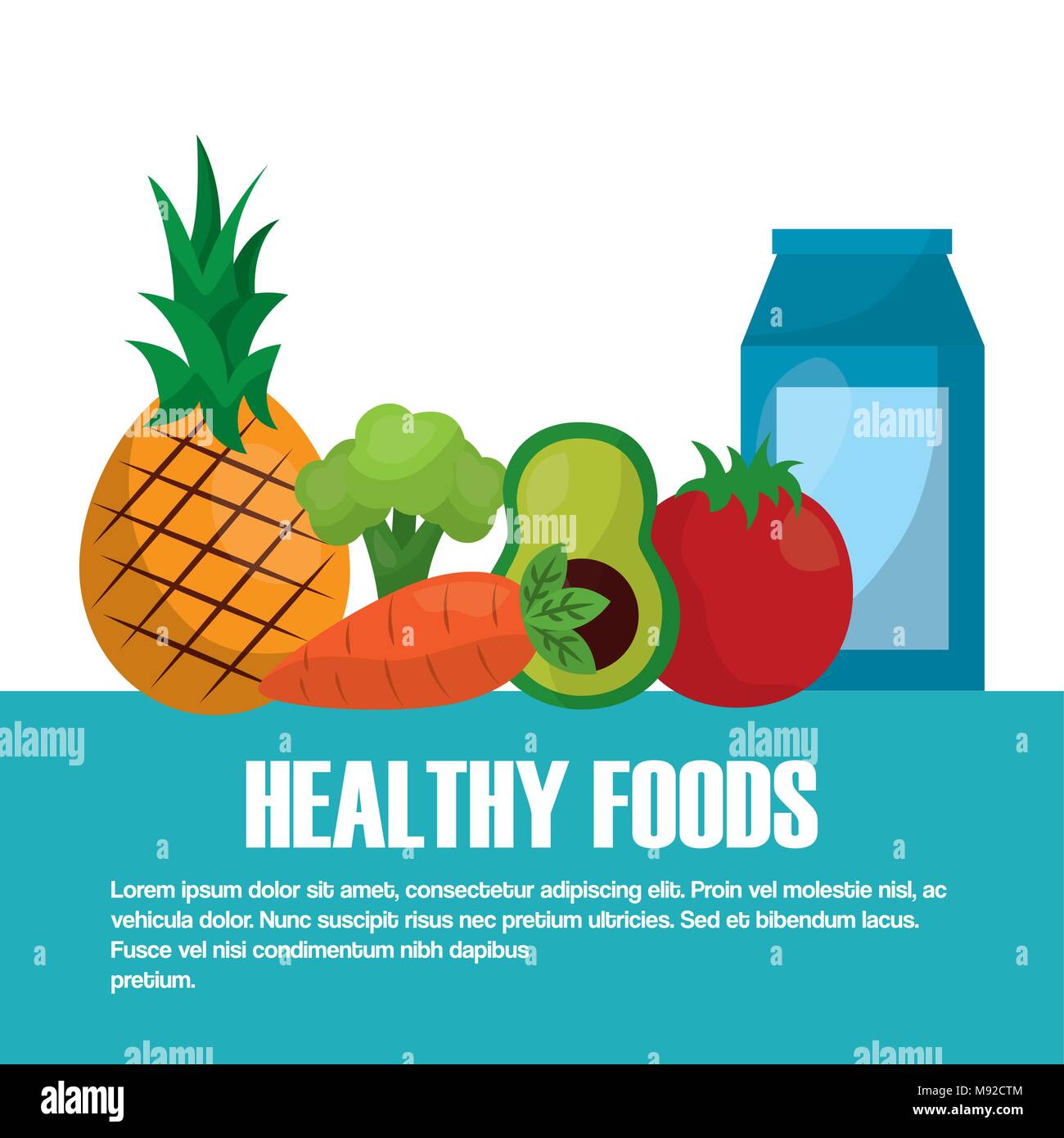 healthy foods lifestyle Stock Vector Image & Art Alamy