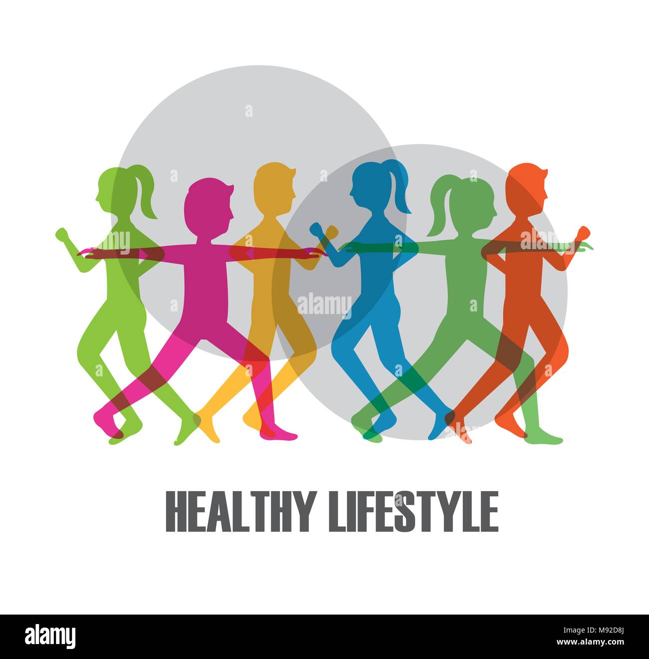 healthy lifestyle sport food Stock Vector Image & Art - Alamy