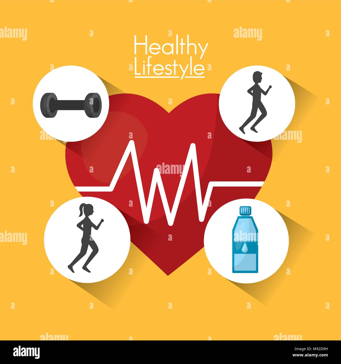 healthy lifestyle sport food Stock Vector Image & Art - Alamy