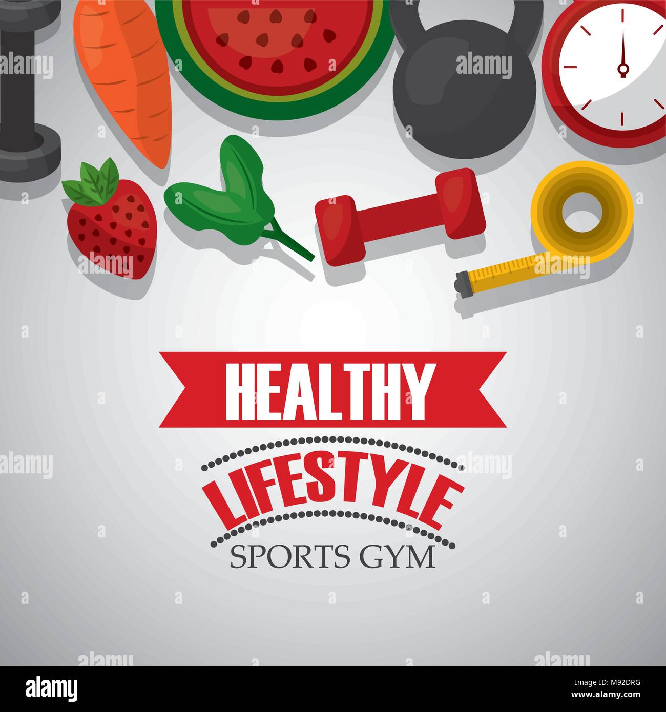 healthy lifestyle sport food Stock Vector Image & Art - Alamy