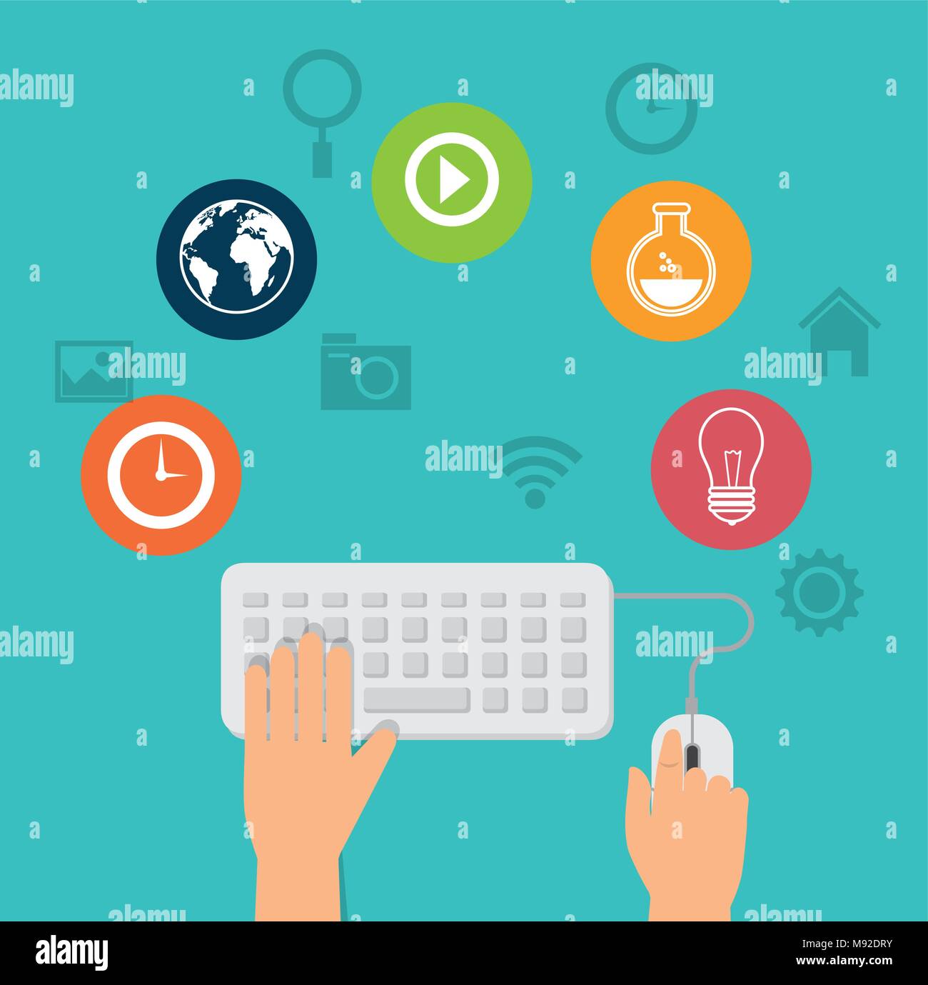 online education design Stock Vector Image & Art - Alamy