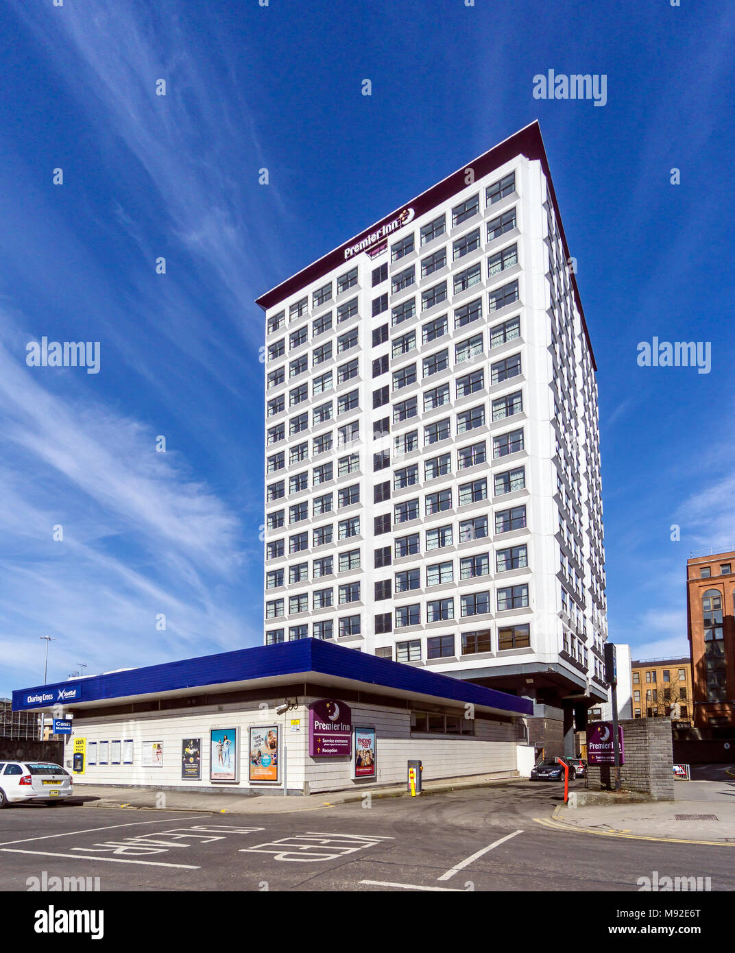 Scotrail Charing Cross Railway Station With Premier Inn