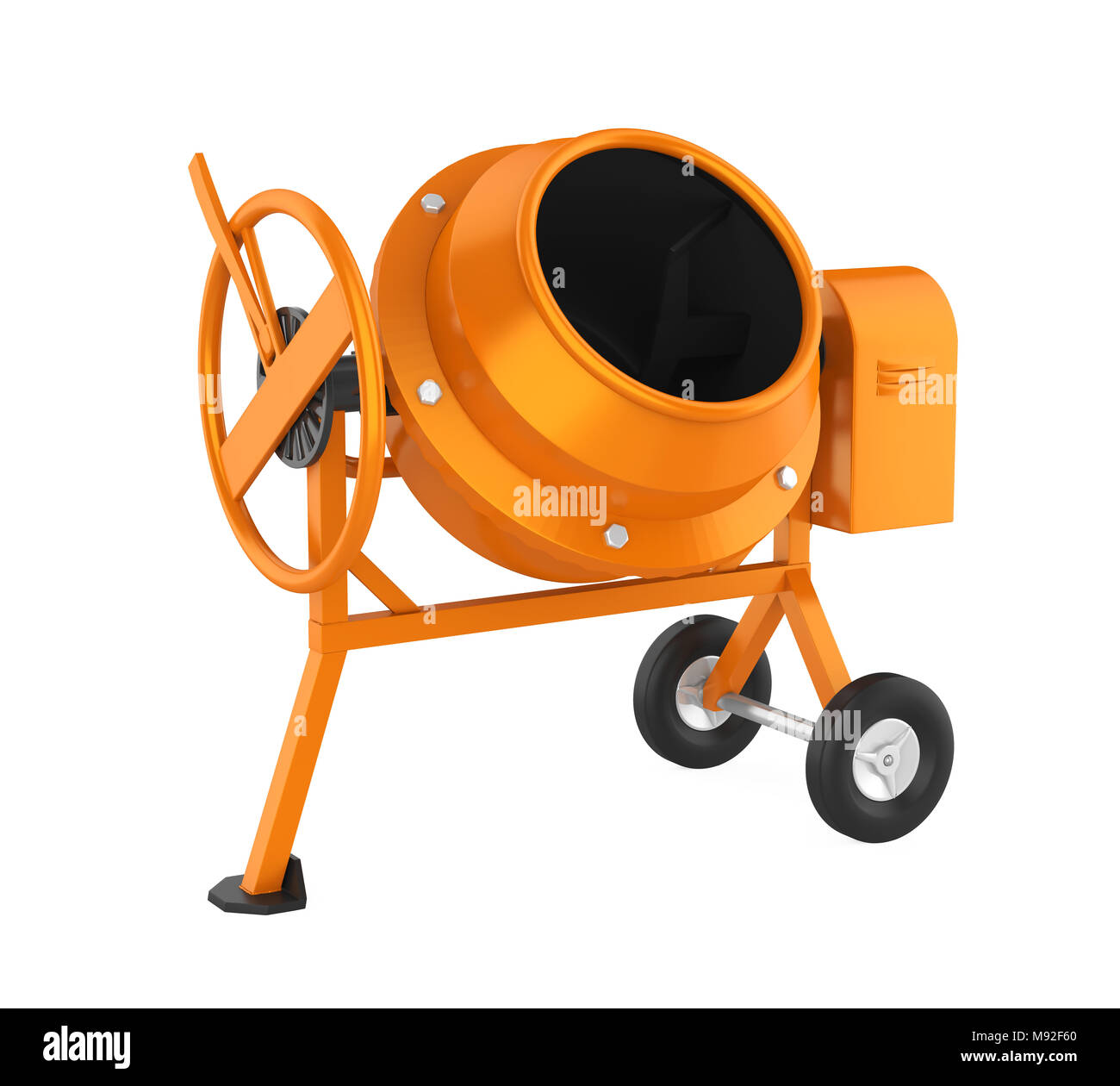 Concrete Mixer Isolated Stock Photo Alamy