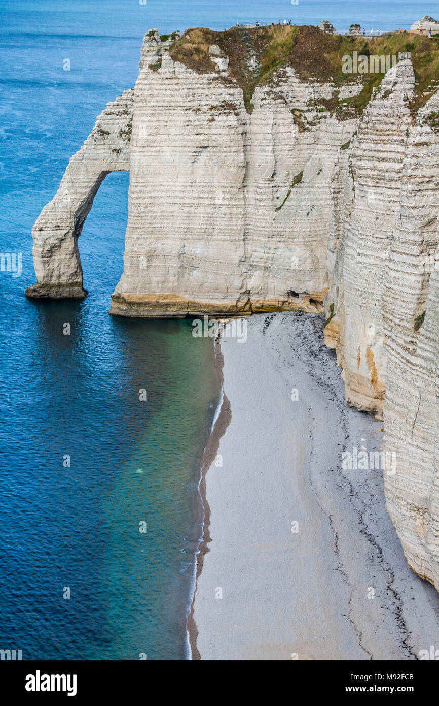 The famous cliffs at Etretat in Normandy, France Stock Photo - Alamy