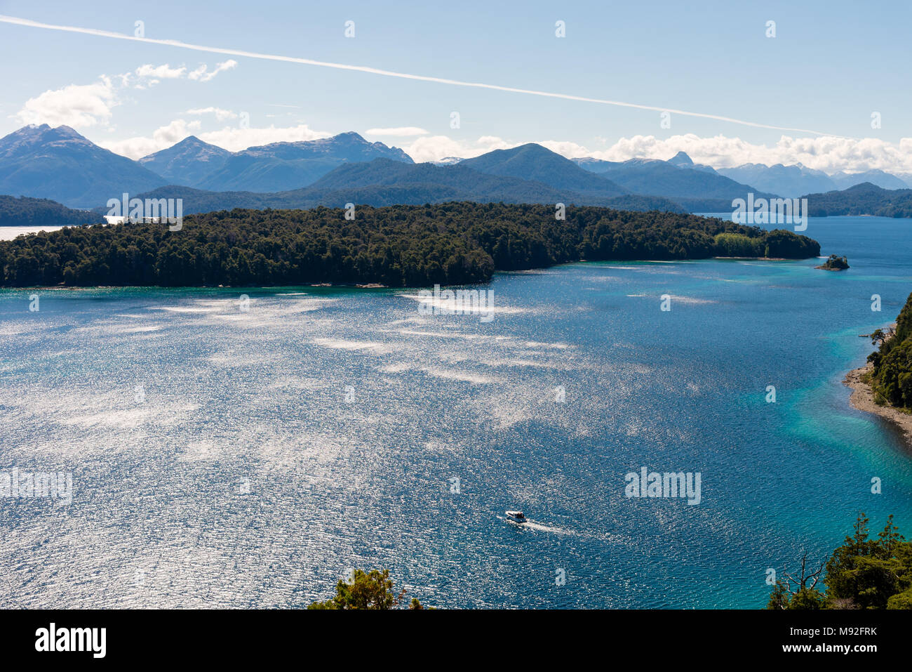 The Lakes of Bariloche, Patagonia, Argentina Stock Photo