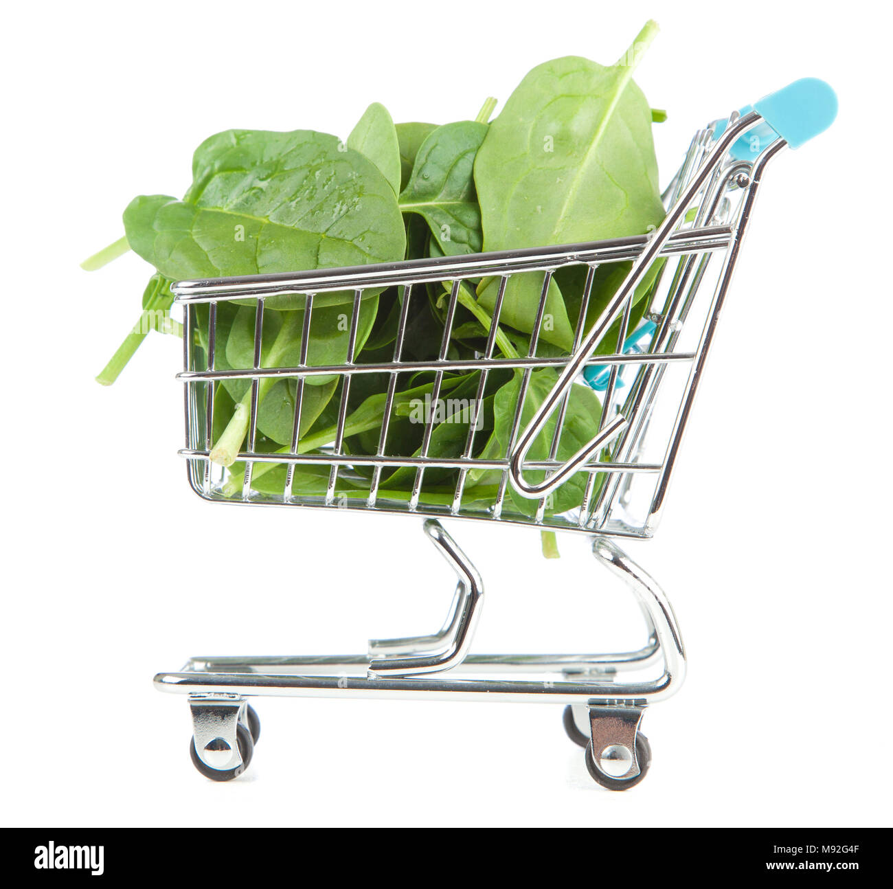 Baby spinach leaves Stock Photo - Alamy