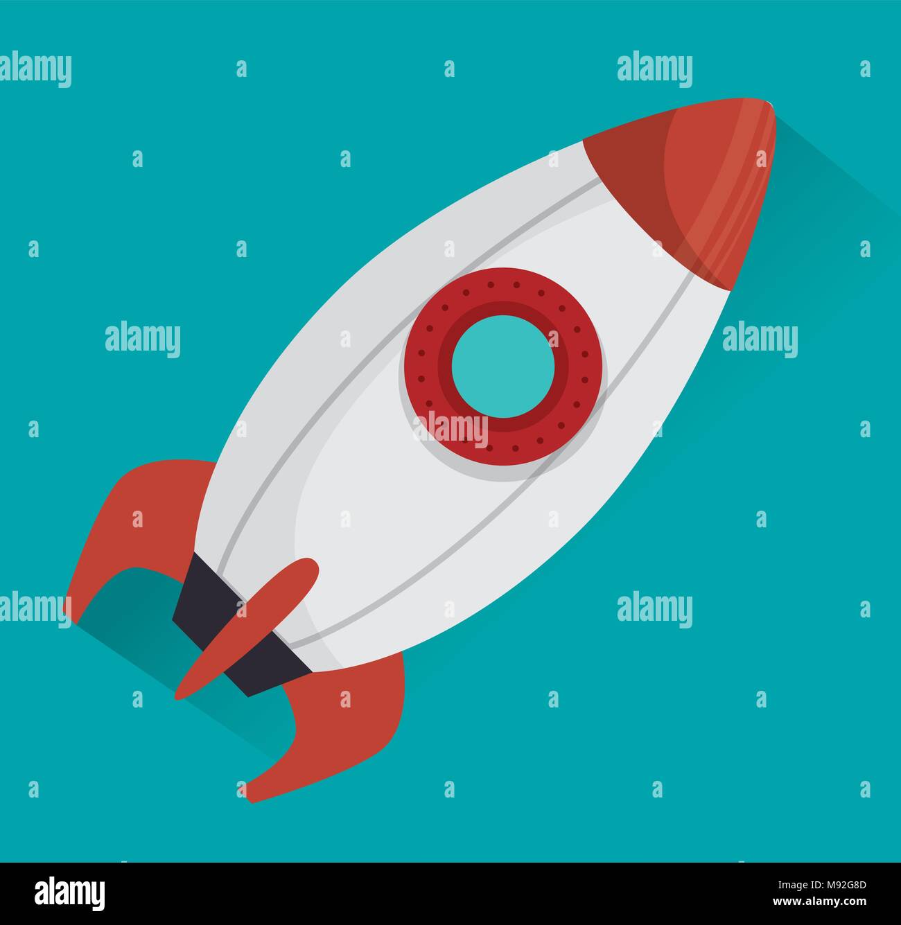 Space rocket icon Stock Vector Image & Art - Alamy