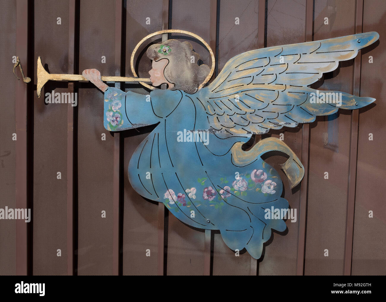 Angel Gabriel wall ornament Stock Photo