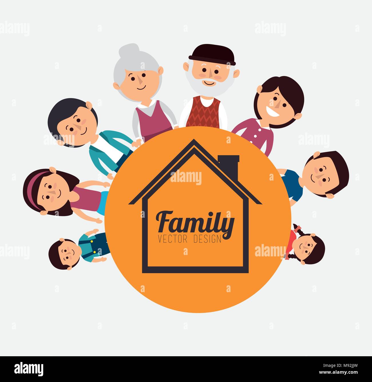 Family unity design Stock Vector Image & Art - Alamy