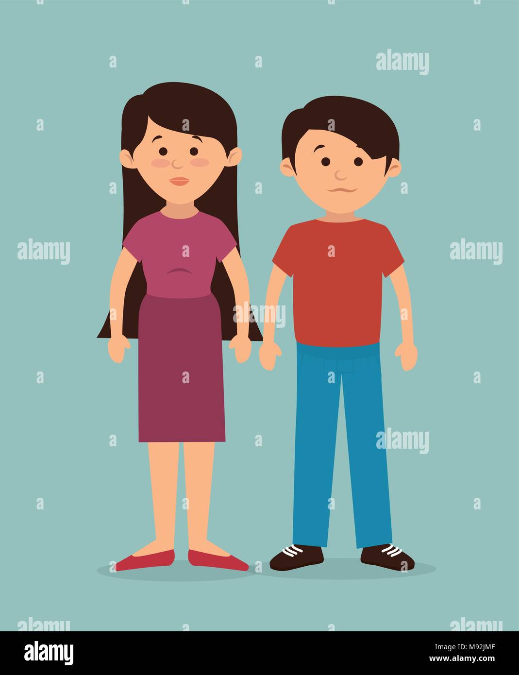 Couple in love Stock Vector Image & Art - Alamy