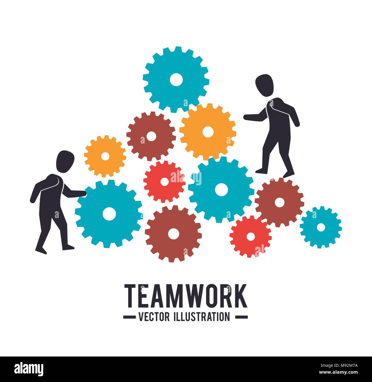 Business teamwork graphic Stock Vector Image & Art Alamy