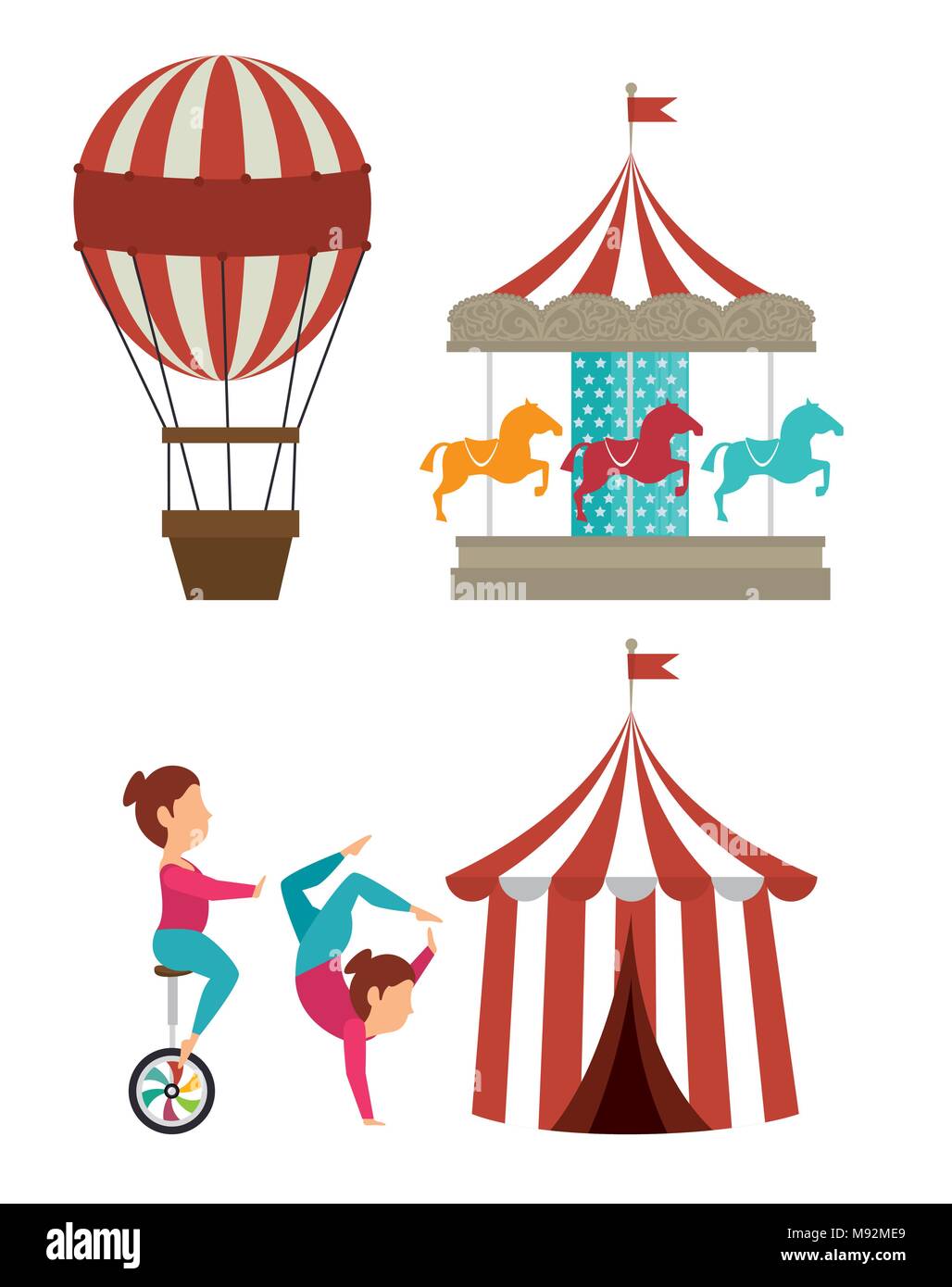Circus carnival entertainment Stock Vector Image & Art - Alamy
