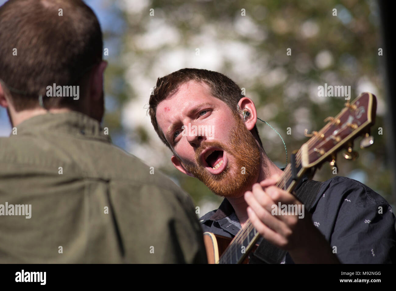 Breabach at Sunfest 2015 Stock Photo