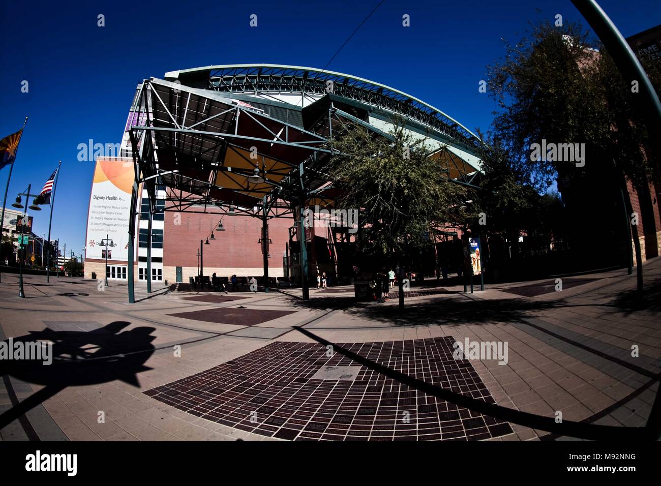 Major League Baseball Stadium, MLB. Chase Field Stadium in Phoenix