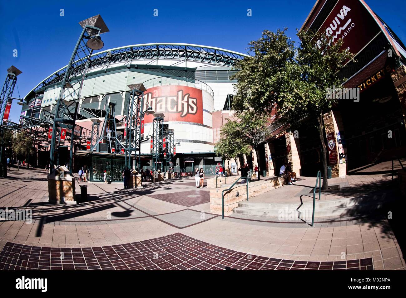 Major League Baseball Stadium, MLB. Chase Field Stadium in Phoenix