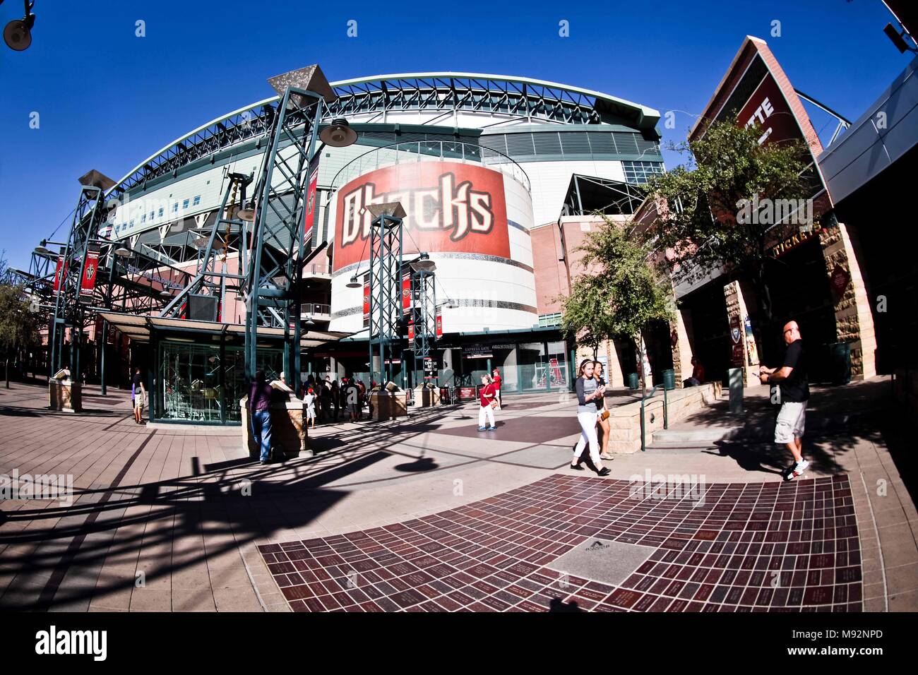 Major League Baseball Stadium, MLB. Chase Field Stadium in Phoenix
