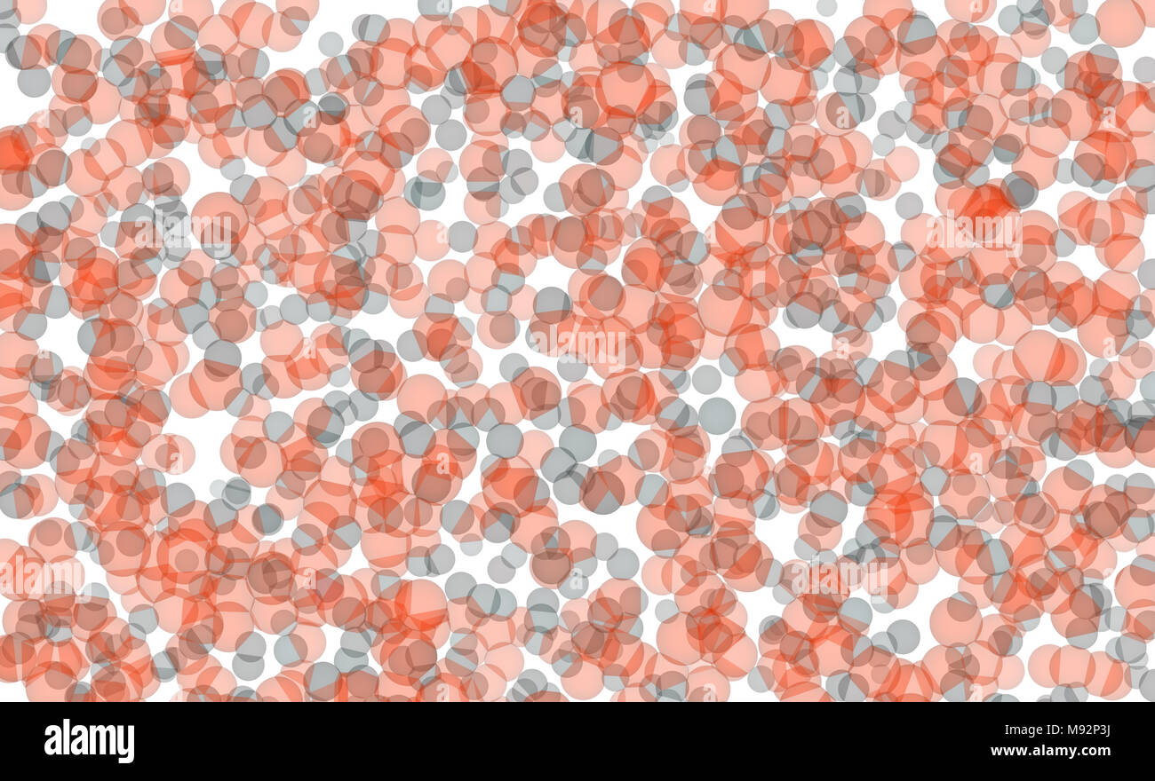 Random colored abstract overlapping circles, bubbles or ellipses ...