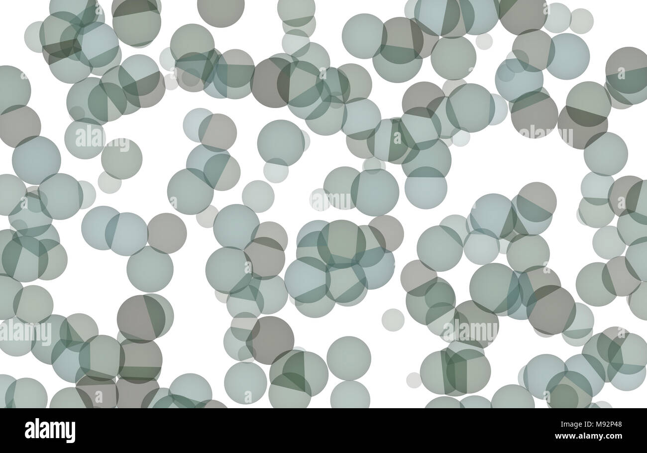 Random colored abstract overlapping circles, bubbles or ellipses ...