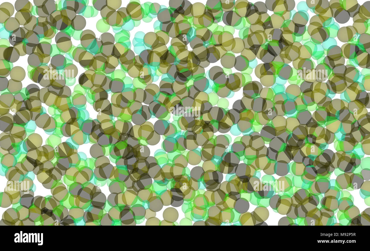 Random colored abstract overlapping circles, bubbles or ellipses ...